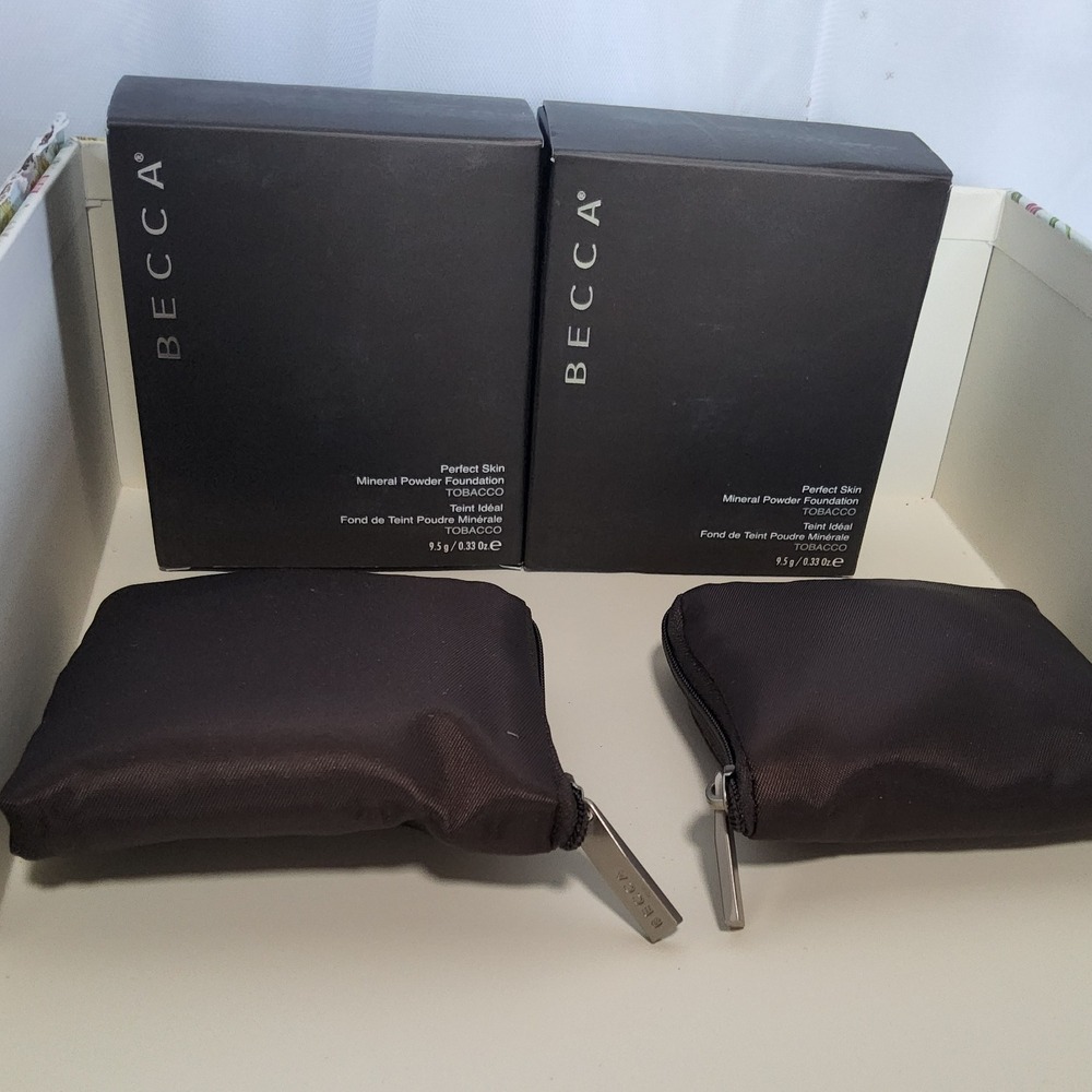 BECCA Perfect Skin Mineral Powder Foundation - Tobacco pack of 2 - Picture 6 of 6